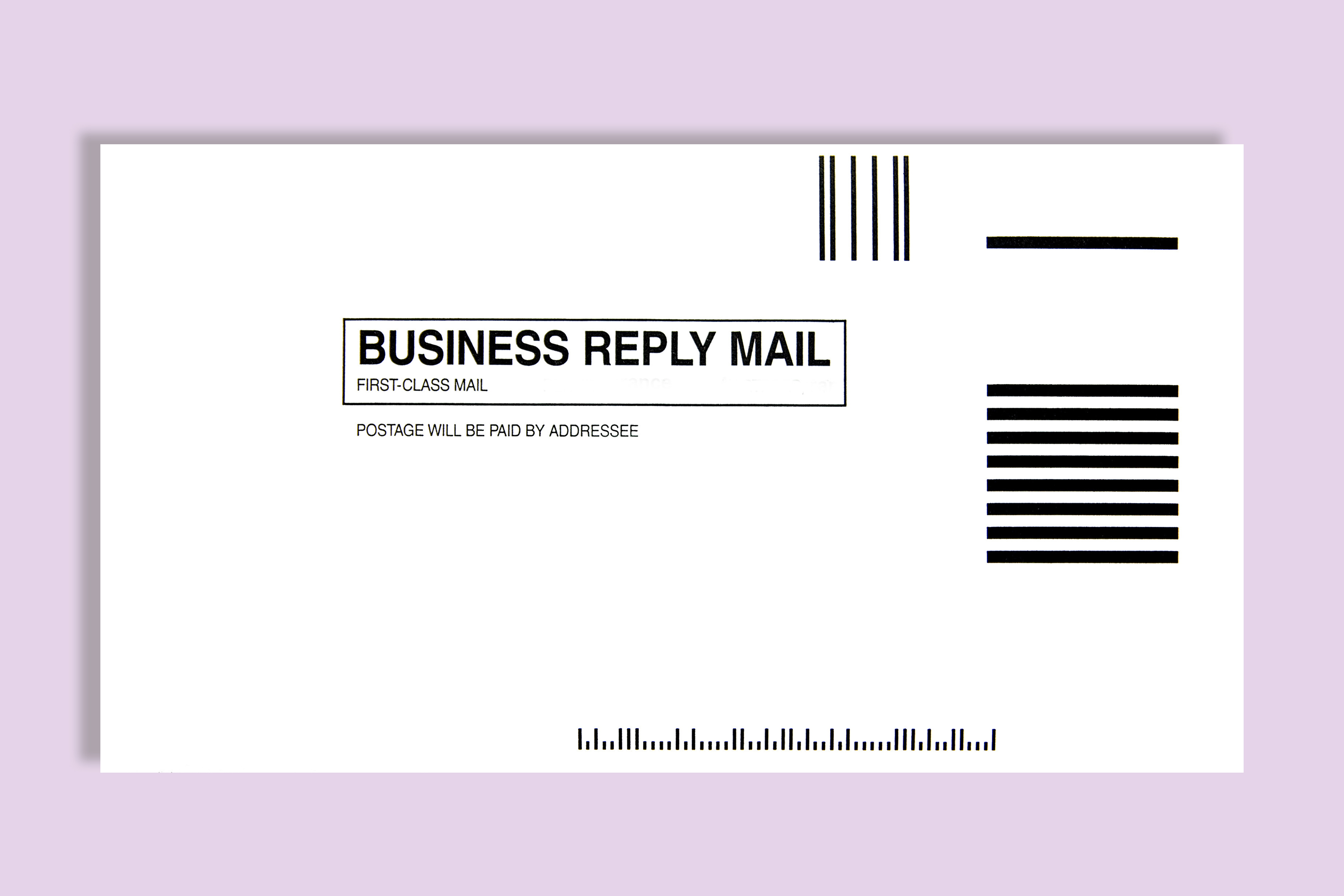 Business reply envelope